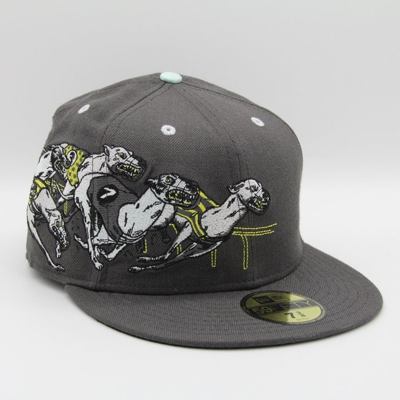 New Era X Upper Playground Dog Race Fitted Hat - Picture 1 of 7